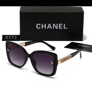 CC Boutique Black and Gold Sunglasses